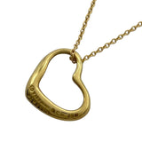 ティファニー TIFFANY＆CO オープンハート ネックレス ゴールド K18 ジュエリー