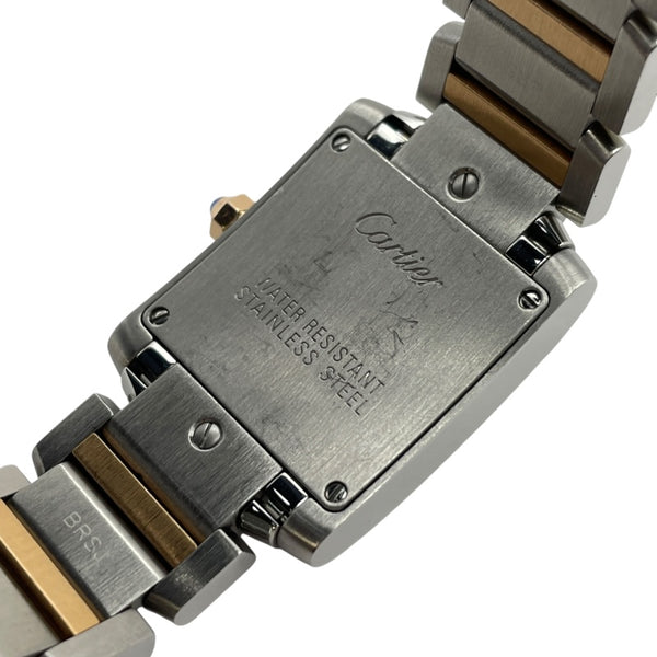 カルティエ Cartier タンクフランセーズSM ピンクシェル W51027Q4 ピンクシェル PG/SS レディース 腕時計