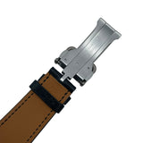 エルメス HERMES Hウォッチ HH5.841 グレー チタン/革ベルト 自動巻き メンズ 腕時計