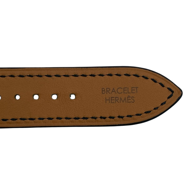 エルメス HERMES Hウォッチ HH5.841 グレー チタン/革ベルト 自動巻き メンズ 腕時計