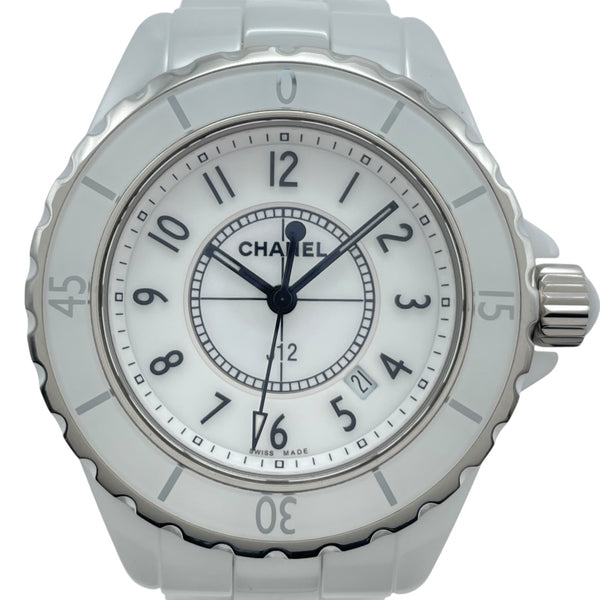 シャネル CHANEL J12 33MM H0968 ホワイト セラミック/SS レディース 腕時計