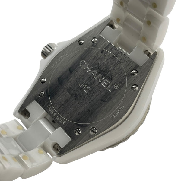 シャネル CHANEL J12 33MM H0968 ホワイト セラミック/SS レディース 腕時計
