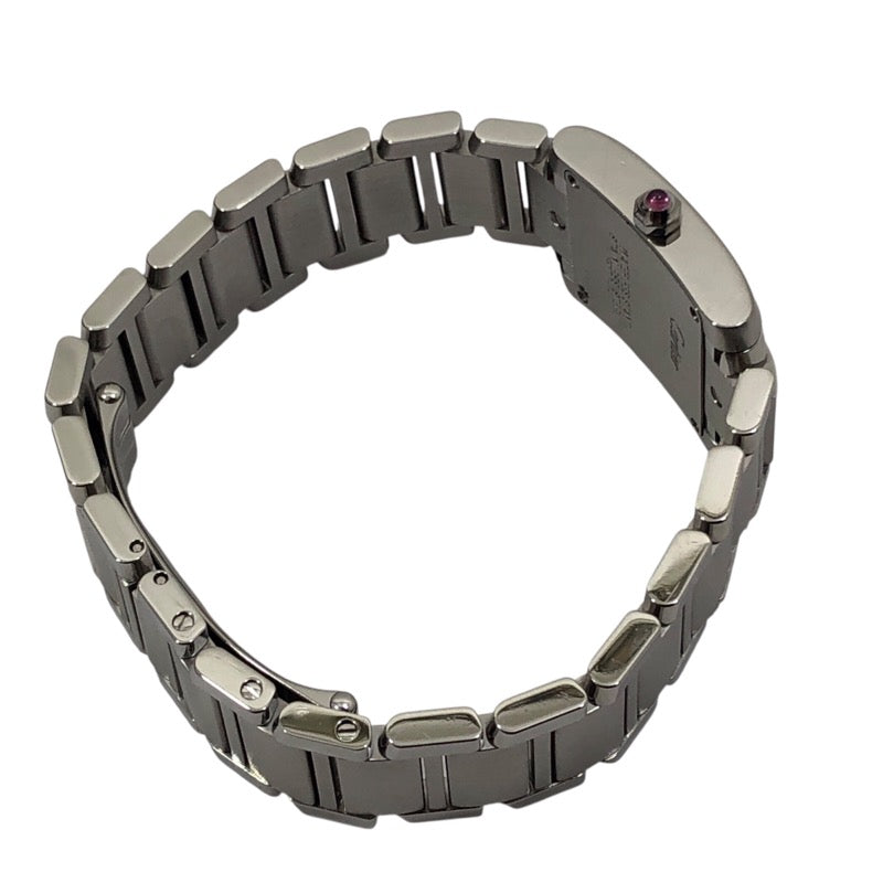カルティエ Cartier タンクフランセーズ SM 2006年クリスマス限定モデル W51031Q3 シルバー SS レディース 腕時計