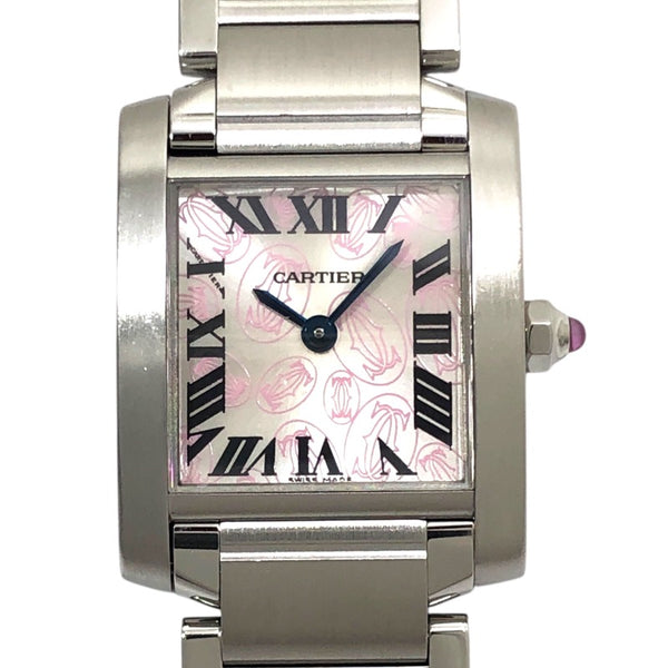 カルティエ Cartier タンクフランセーズ SM 2006年クリスマス限定モデル W51031Q3 シルバー SS レディース 腕時計