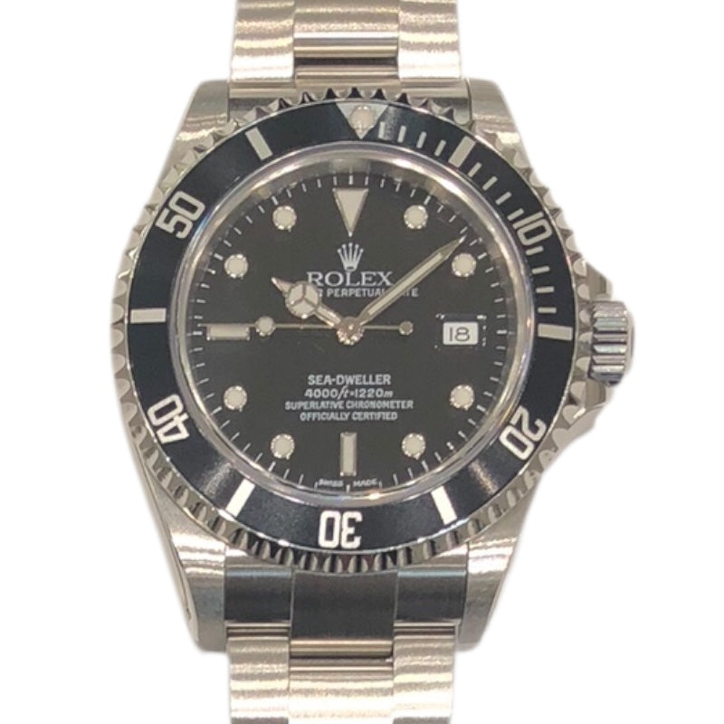 ロレックス ROLEX シードゥエラー 16600 ブラック SS　ステンレススチール メンズ 腕時計