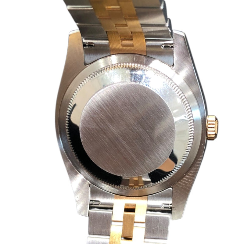 ロレックス ROLEX デイトジャスト36 ホリコン 116231G ブラック SS　ステンレススチール メンズ 腕時計
