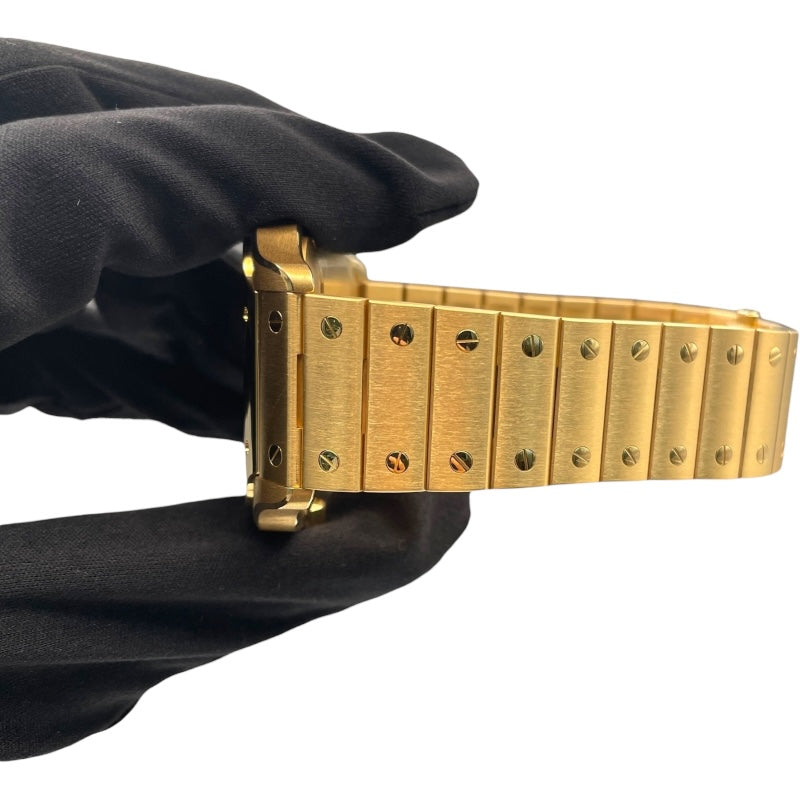 カルティエ Cartier サントス ドゥ カルティエ LM WGSA0095 ゴールド 750YG メンズ 腕時計