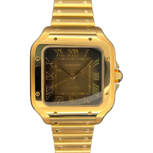 カルティエ Cartier サントス ドゥ カルティエ LM WGSA0095 ゴールド 750YG メンズ 腕時計