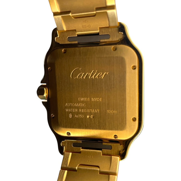 カルティエ Cartier サントス ドゥ カルティエ LM WGSA0095 ゴールド 750YG メンズ 腕時計