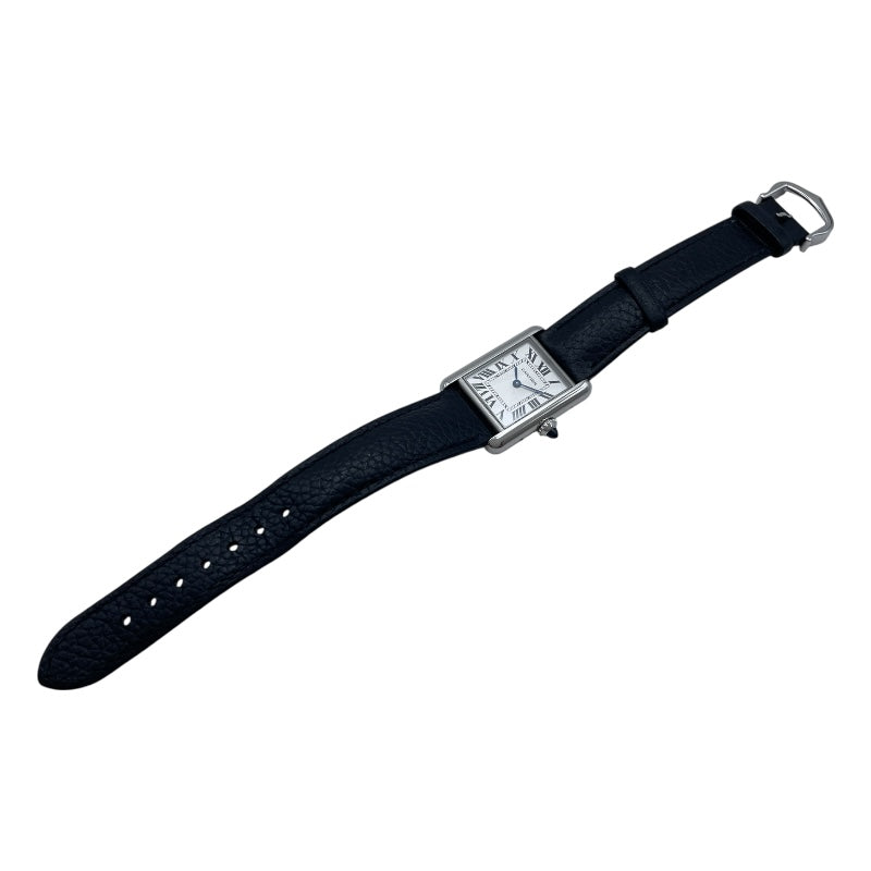カルティエ Cartier タンクマスト SM WSTA0042 アイボリー SS クオーツ レディース 腕時計