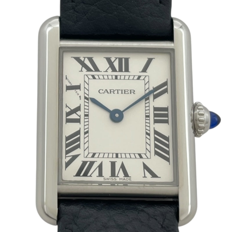 カルティエ Cartier タンクマスト SM WSTA0042 アイボリー SS クオーツ レディース 腕時計