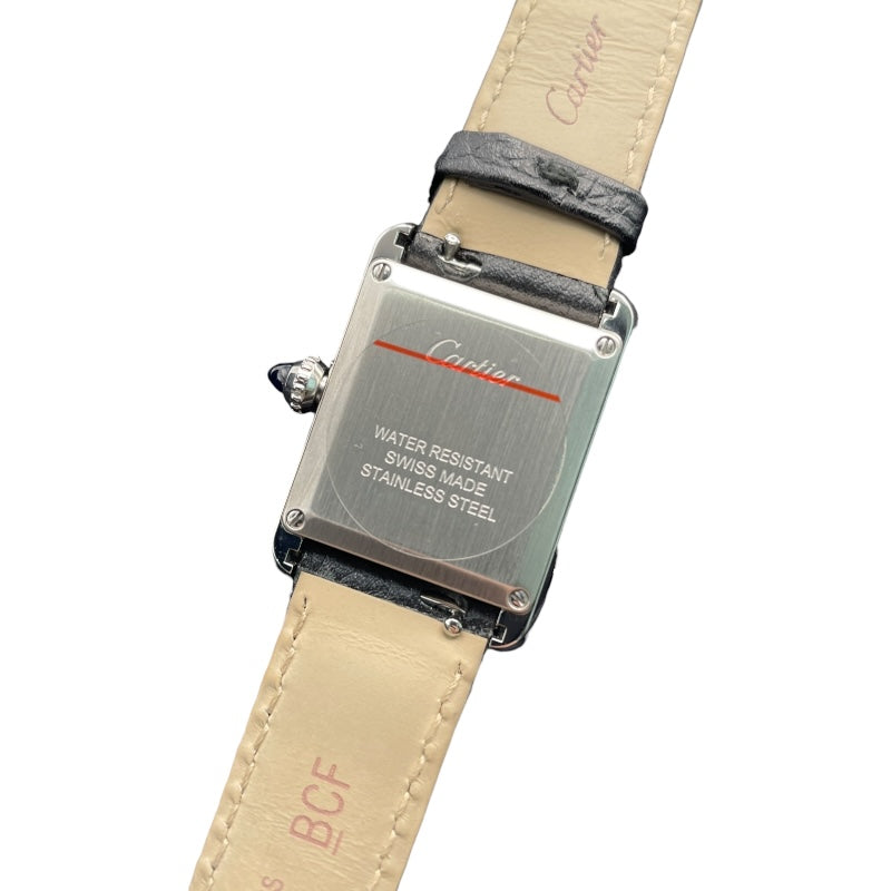 カルティエ Cartier タンク マスト SM WSTA0042 ホワイト SS レディース 腕時計