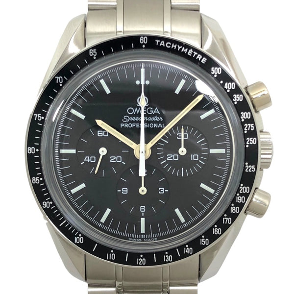 オメガ OMEGA スピードマスター ムーンウォッチ プロフェッショナル 3573.50 ブラック SS メンズ 腕時計