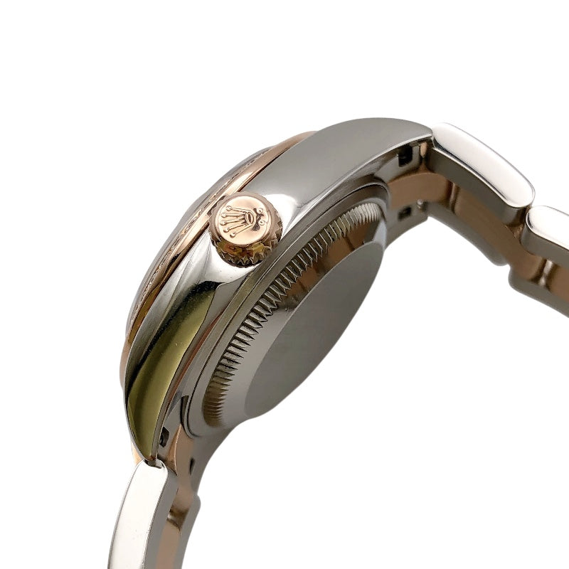 ロレックス ROLEX デイトジャスト28 サンダスト　スターダイヤ C283F732 PG/SS レディース 腕時計
