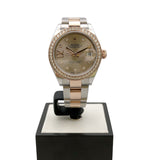 ロレックス ROLEX デイトジャスト28 サンダスト　スターダイヤ C283F732 PG/SS レディース 腕時計