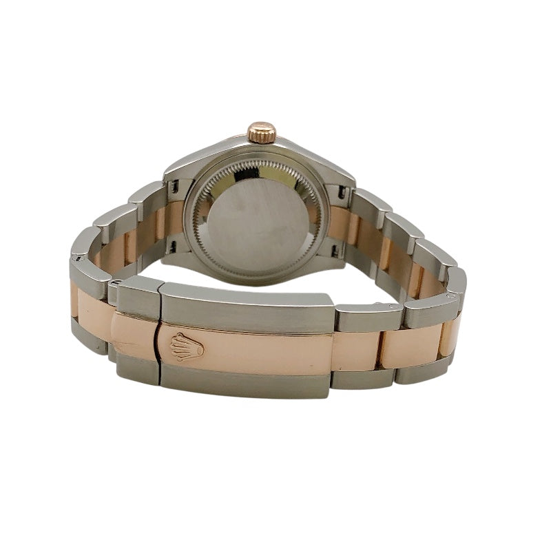 ロレックス ROLEX デイトジャスト28 サンダスト　スターダイヤ C283F732 PG/SS レディース 腕時計
