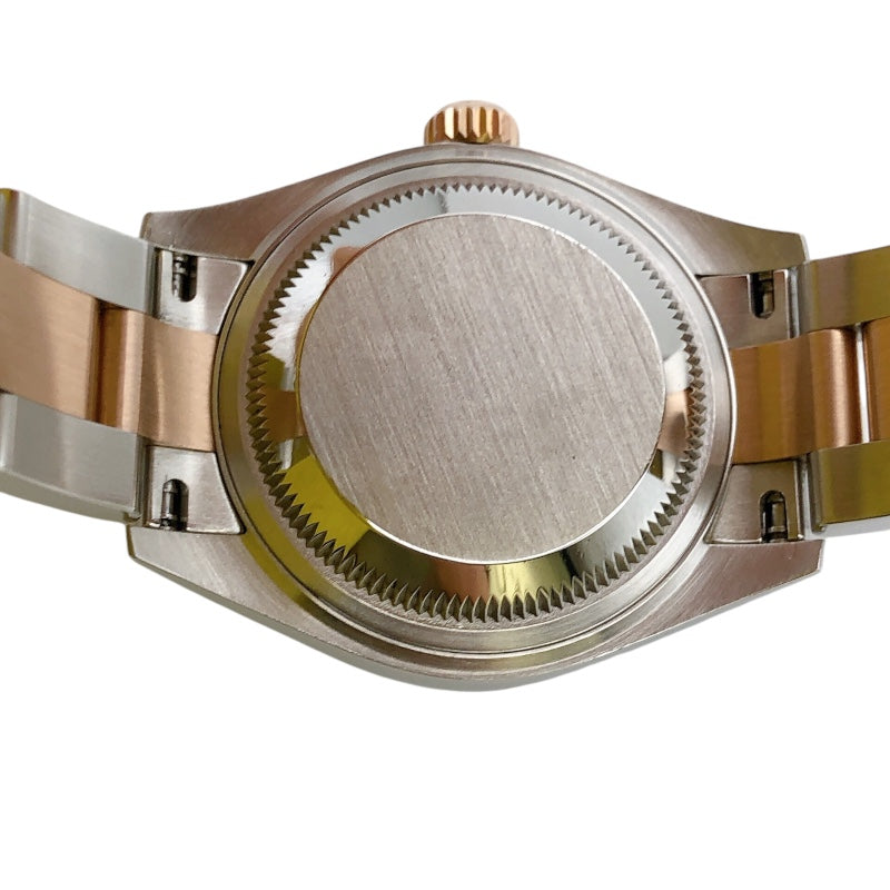 ロレックス ROLEX デイトジャスト28 サンダスト　スターダイヤ C283F732 PG/SS レディース 腕時計