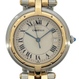 カルティエ Cartier パンテール ヴァンドーム LM 2ロウ 83084242 ホワイト K18YG/SS クオーツ レディース 腕時計