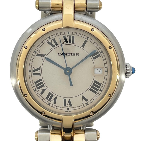 カルティエ Cartier パンテール ヴァンドーム LM 2ロウ 83084242 ホワイト K18YG/SS クオーツ レディース 腕時計