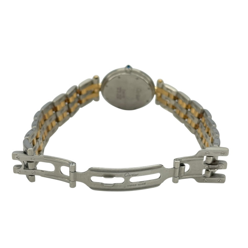 カルティエ Cartier パンテール ヴァンドーム LM 2ロウ 83084242 ホワイト K18YG/SS クオーツ レディース 腕時計