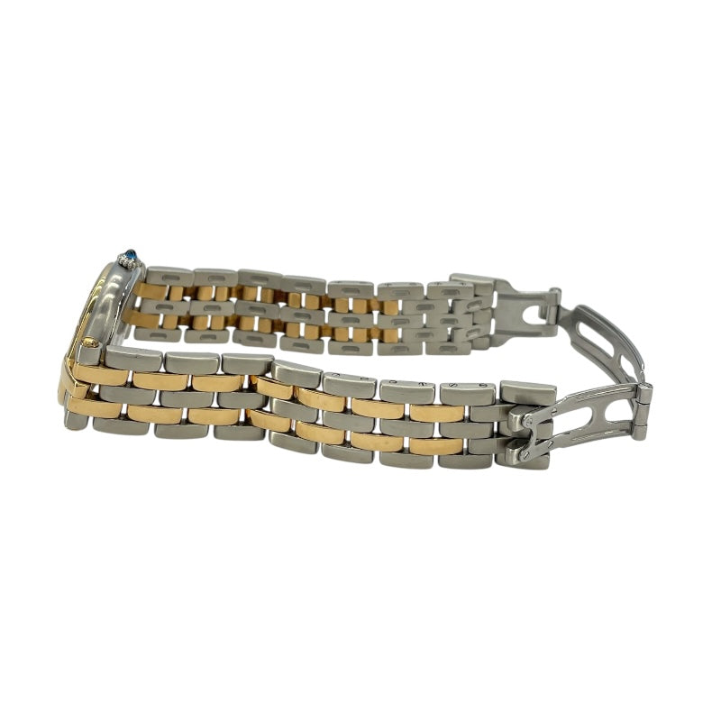カルティエ Cartier パンテール ヴァンドーム LM 2ロウ 83084242 ホワイト K18YG/SS クオーツ レディース 腕時計