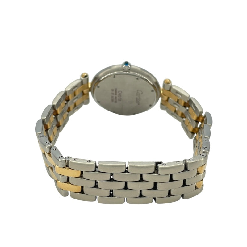 カルティエ Cartier パンテール ヴァンドーム LM 2ロウ 83084242 ホワイト K18YG/SS クオーツ レディース 腕時計