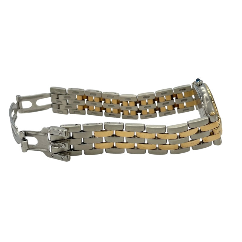 カルティエ Cartier パンテール ヴァンドーム LM 2ロウ 83084242 ホワイト K18YG/SS クオーツ レディース 腕時計