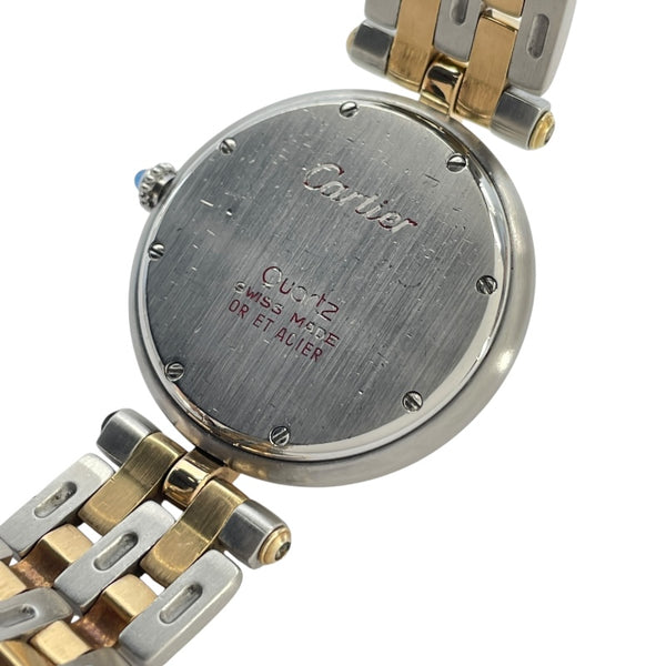 カルティエ Cartier パンテール ヴァンドーム LM 2ロウ 83084242 ホワイト K18YG/SS クオーツ レディース 腕時計