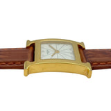エルメス HERMES Hウォッチ RS1.201 ホワイト GP/SS レディース 腕時計