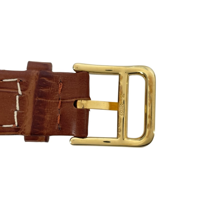 エルメス HERMES Hウォッチ RS1.201 ホワイト GP/SS レディース 腕時計