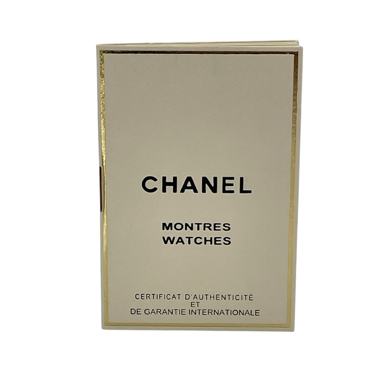 シャネル CHANEL プルミエールM H0001 ブラック GP レディース 腕時計