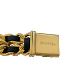 シャネル CHANEL プルミエールM H0001 ブラック GP レディース 腕時計