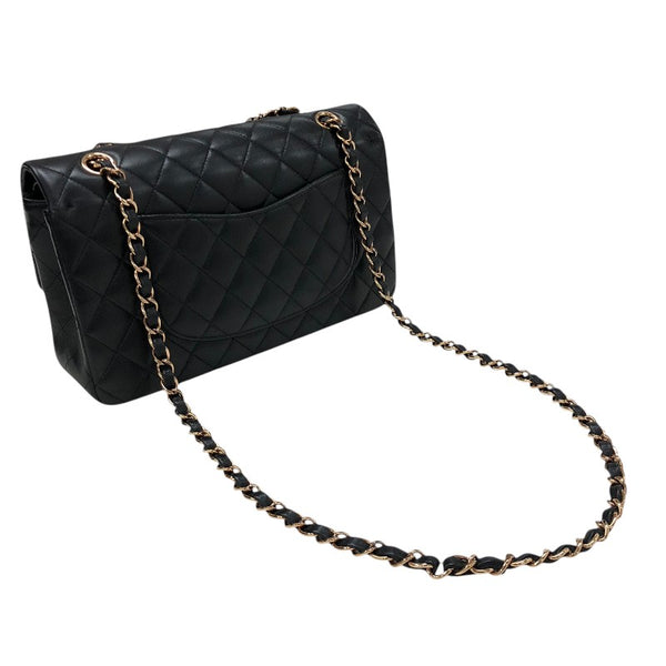 シャネル CHANEL マトラッセ25 A01112 ブラック ピンクゴールド金具 ラムスキン レディース ショルダーバッグ