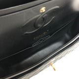 シャネル CHANEL マトラッセ25 A01112 ブラック ピンクゴールド金具 ラムスキン レディース ショルダーバッグ