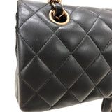 シャネル CHANEL マトラッセ25 A01112 ブラック ピンクゴールド金具 ラムスキン レディース ショルダーバッグ