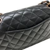シャネル CHANEL マトラッセ25 A01112 ブラック ピンクゴールド金具 ラムスキン レディース ショルダーバッグ