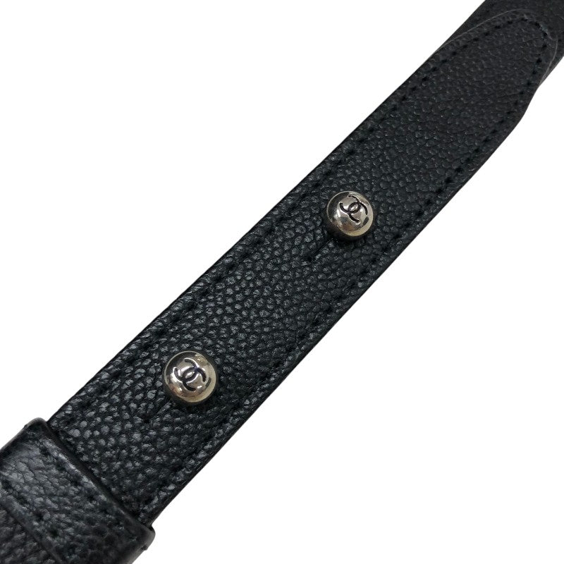 シャネル CHANEL ボーイシャネル25 A67086 ブラック キャビアスキン レディース ショルダーバッグ