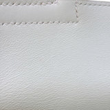 エルメス HERMES アルザン25ヴェルソ B刻（2023年製造） ニューホワイト・ヴェールフィズ　シルバー金具 トリヨン レディース ショルダーバッグ