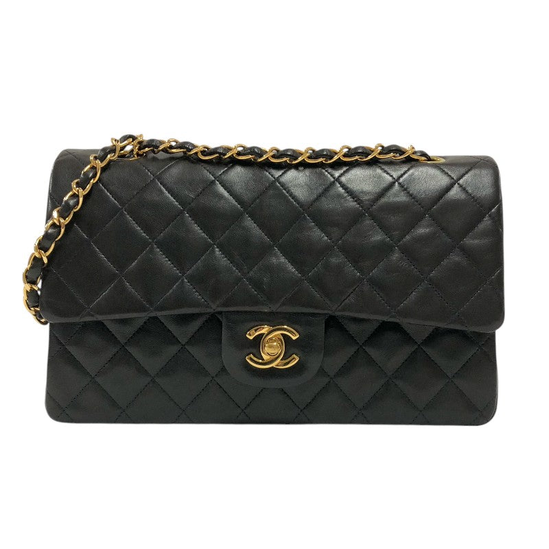 シャネル CHANEL マトラッセ25 A01112 ブラック ゴールド金具 ラムスキン レディース ショルダーバッグ