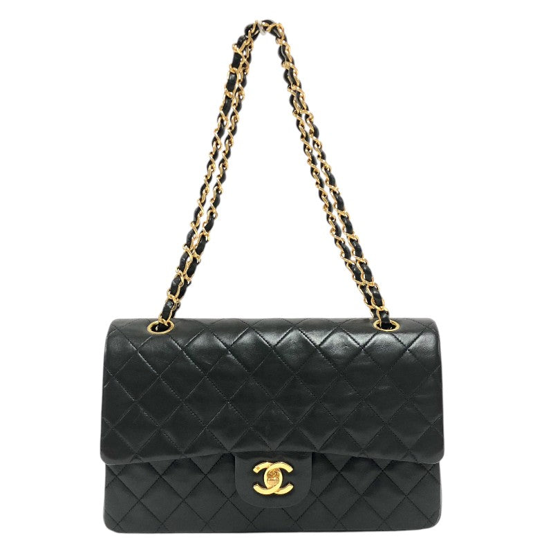 シャネル CHANEL マトラッセ25 A01112 ブラック ゴールド金具 ラムスキン レディース ショルダーバッグ