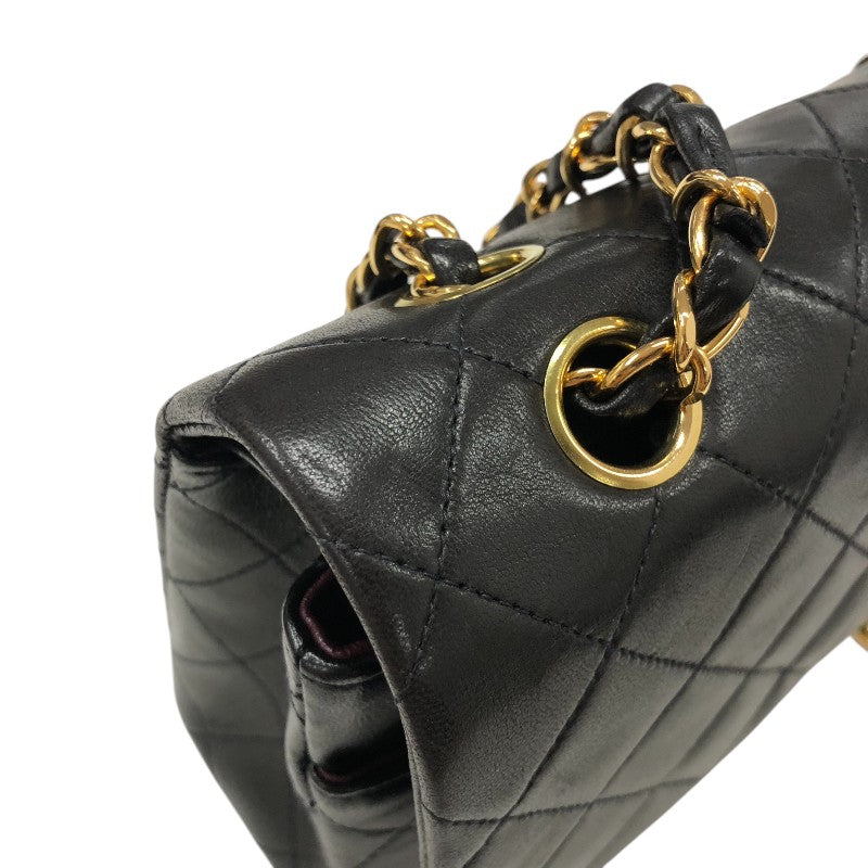 シャネル CHANEL マトラッセ25 A01112 ブラック ゴールド金具 ラムスキン レディース ショルダーバッグ