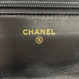 シャネル CHANEL マトラッセチェーン ウォレット A33814 23番台 ブラック ゴールド金具 ラムスキン レディース ショルダーバッグ