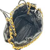 シャネル CHANEL CHANEL22 ミニバッグ AS3980 ブラック ゴールド金具 シャイニーカーフ レディース ショルダーバッグ
