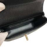 シャネル CHANEL ココハンドル マイクロ AP4245 ブラック ゴールド金具 キャビアスキン レディース ショルダーバッグ