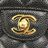 シャネル CHANEL マトラッセ25 A01112 ブラック ゴールド金具 キャビアスキン レディース ショルダーバッグ