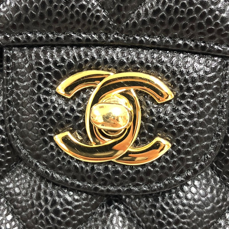 シャネル CHANEL マトラッセ25 A01112 ブラック ゴールド金具 キャビアスキン レディース ショルダーバッグ