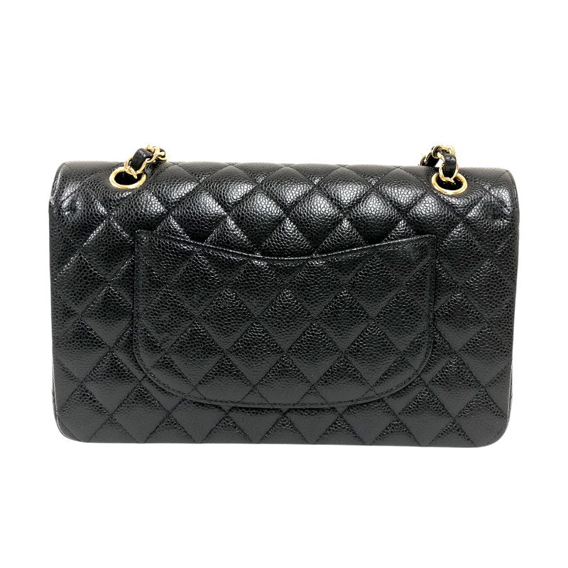 シャネル CHANEL マトラッセ25 A01112 ブラック ゴールド金具 キャビアスキン レディース ショルダーバッグ
