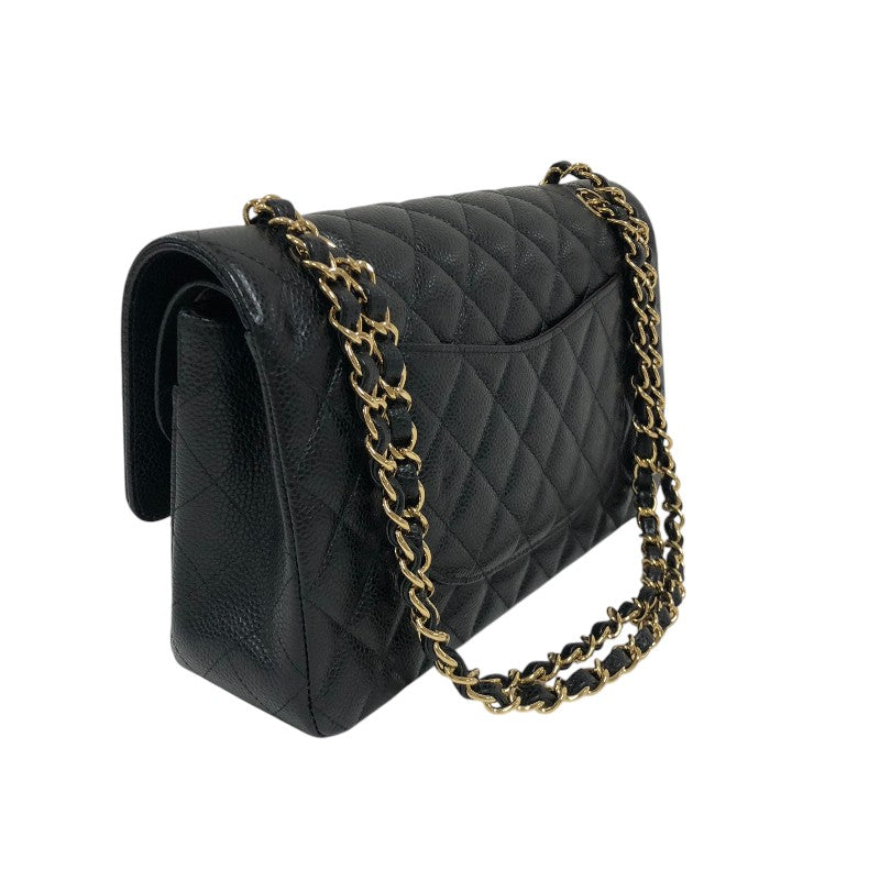 シャネル CHANEL マトラッセ25 A01112 ブラック ゴールド金具 キャビアスキン レディース ショルダーバッグ