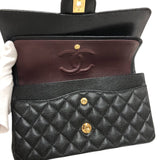 シャネル CHANEL マトラッセ25 A01112 ブラック ゴールド金具 キャビアスキン レディース ショルダーバッグ