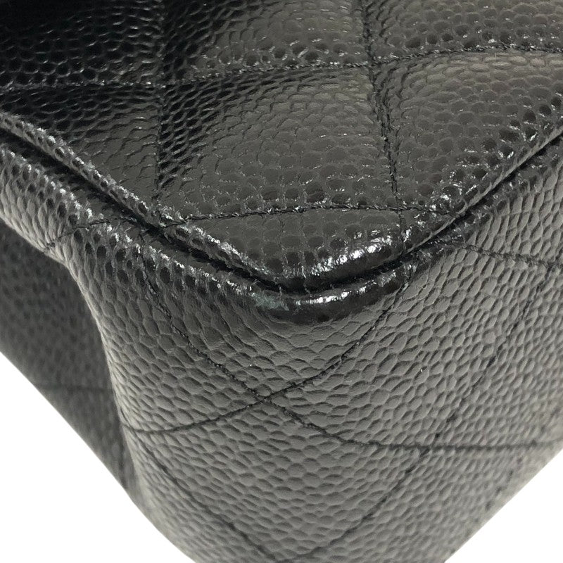 シャネル CHANEL マトラッセ25 A01112 ブラック ゴールド金具 キャビアスキン レディース ショルダーバッグ